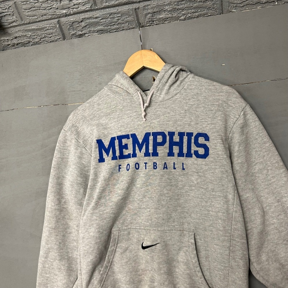 Nike Memphis Football Hoodie Pullover Sweatshirt Grey Men's‎ Size S
